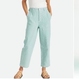 Brixton Vancouver Utility Pants Super High Waist Straight Leg Size 28